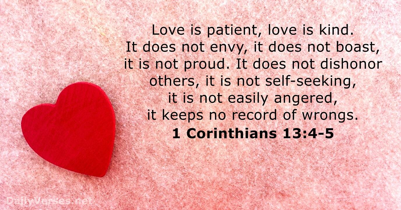 Bible verses about love