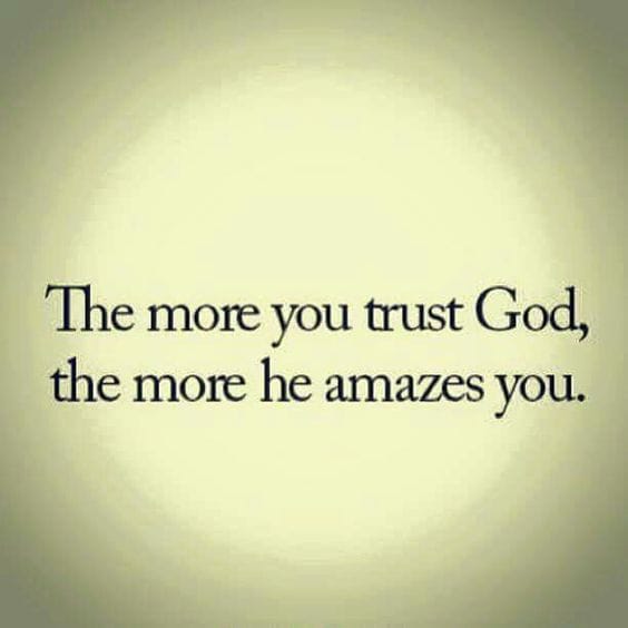 A vere on the blank surface with the more you trust god ,the more be amazes you.