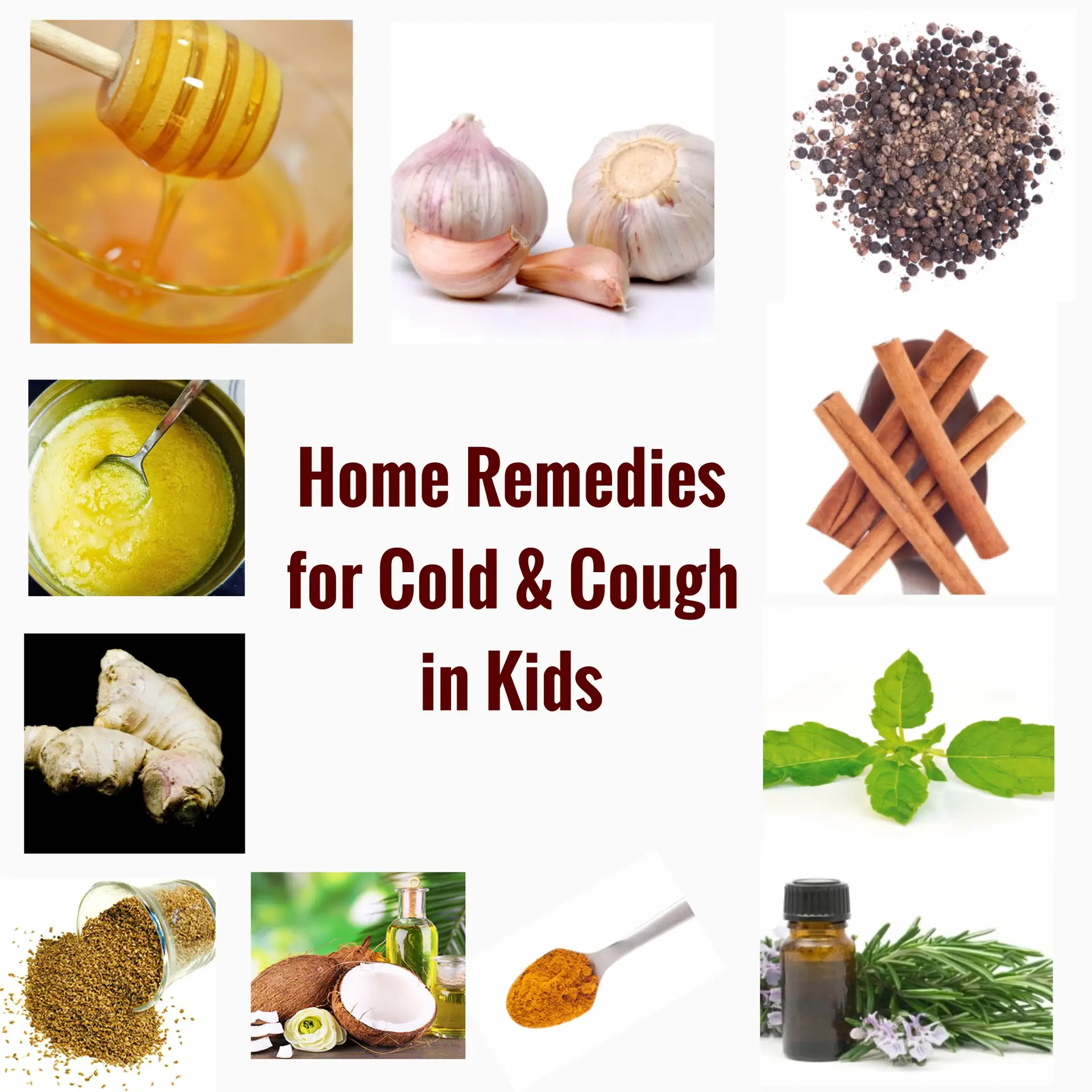 Home remedies for cold and cough in kids